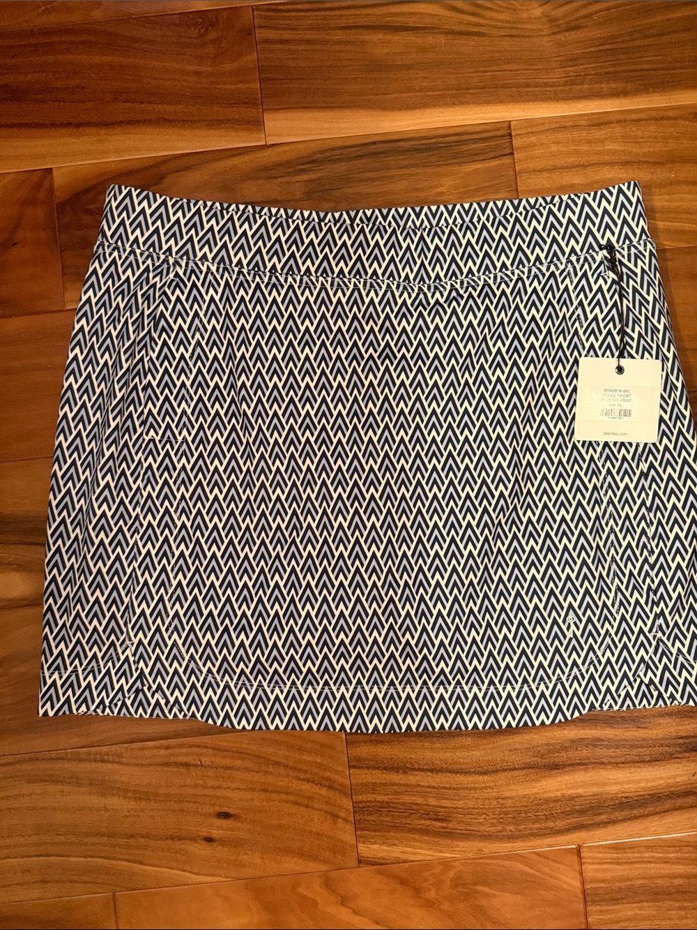 Belyn Key Blue and White Skorts